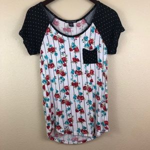 America dream floral Tshirt